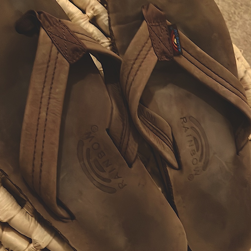 Rainbow Flip Flops- men’s